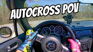 AUTOCROSS POV Mazda Miata [upl. by Fifine]