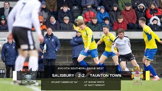 Extended Highlights Salisbury 22 Taunton Town [upl. by Abad759]