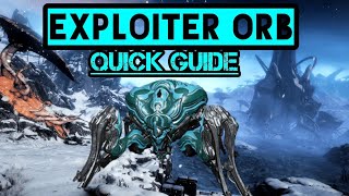 Exploiter Orb Quick Guide  Warframe Event Guide [upl. by Bradman]