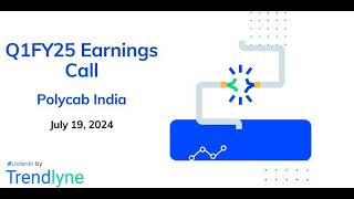 Polycab India Earnings Call for Q1FY25 [upl. by Aneelehs]