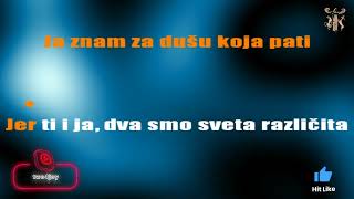 Dva smo sveta  Karaoke version with lyrics [upl. by Alrep]