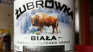 Vodka ZUBROWKA Biala Platinum Filtered Vodka  Produit Polonais [upl. by Idoux]