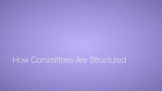 How Committees are Structured 24 [upl. by Mercedes932]