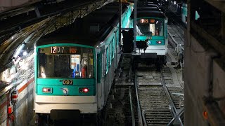 Cabine Metro RATP Ligne 12  Front PopulaireMairie dIssy [upl. by Yetac]