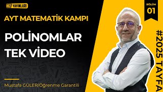 Ayt2 Polinomlar Konu Anlatımı  Tek Video  Pdf öğrenmegarantili [upl. by Moreland]