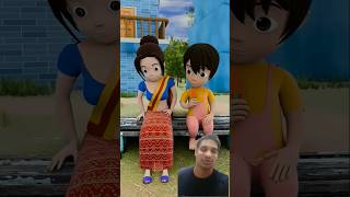 Chandaniya Chup ja Re Gulli Bulli Cartoon granny short shortscomedy animatedcartoon [upl. by Hitchcock683]