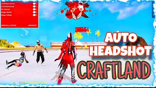 AUTO HEADSHOT CRAFTLAND MAP CODE 🎯💯Free fire headshot crafland map code freefire [upl. by Jerol]