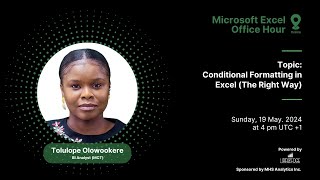 Excel Office Hour 174 Conditional Formatting in Excel The Right Way [upl. by Maggie]