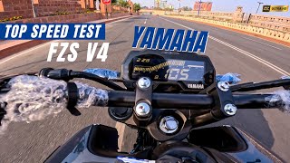 2023 Yamaha FZS V40 Top Speed Test  City Ride  First On youtube  Ksc Vlogs [upl. by Lleynod835]