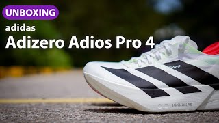 เปิดกล่อง adidas Adizero Adios Pro 4 [upl. by Yarvis274]