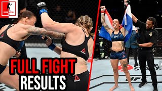 Germaine de Randamie Vs Aspen Ladd UFC Sacramento Full Fight Results [upl. by Hgielsa]