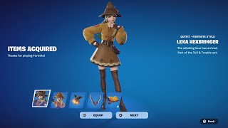 Is This The BEST Lexa Skin In Fortnite⁉️ 🎃 LEXA HEXBRINGER Gameplay  Is She WORTH Buying [upl. by Torbert]