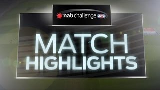 NAB Challenge 3 2016  Match highlights v Hawthorn [upl. by Shaper]