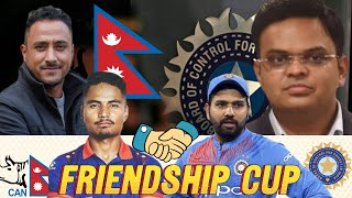 FRIENDSHIP CUP  Nepal Gujrat  Baroda T20 Tri Series 2024  भारतमा खेल शिक्षण cricket nepal [upl. by Hannahsohs]