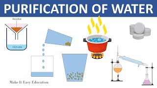 PURIFICATION OF WATER  PURIFICATION METHODS  SCIENCE EDUCATIONAL VIDEO FOR CHILDREN [upl. by Eenimod]