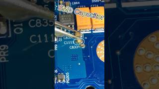 Quick Fix SMD capacitor shortsfeed shortvideo shorts daily electronic repair technology [upl. by Annawak]