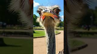 AI Stock Video Ostrich ai stockvideo ostrich wildlife video shorts animal ostriches ytshort [upl. by Stannwood]