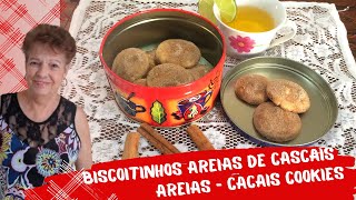 BISCOITINHOS AREIAS DE CACAIS O MELHOR COOKIE PORTUGUÊS  Portuguese Cookies [upl. by Eidok924]