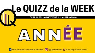 Q2W n°72  Année [upl. by Ardnuas]