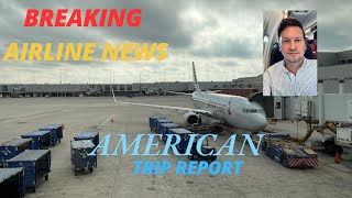 TRIP REPORT American Airlines Boeing 737 to Dallas DFW [upl. by Adigun]