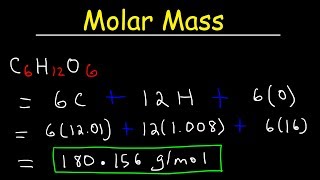 How To Calculate The Molar Mass of a Compound  Quick amp Easy [upl. by Imhskal981]