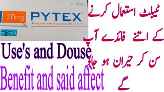 pytex20mg tablet uses in Urdu pytex20mg tablet Benefit and said affectreactiondard tabletpain [upl. by Sunil289]