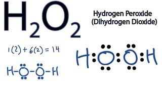 H2O2 Lewis Structure  How to Draw the Dot Structure for H2O2 [upl. by Willet738]