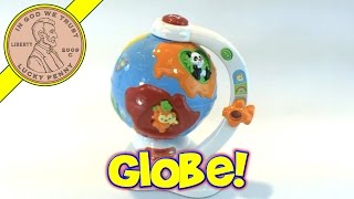 VTech Spin amp Discover Globe Press Animals World Map Electronic Learning [upl. by Biggs797]