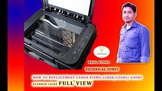 CANON G2000  G3000  G4000 SCANNER REPLACEMENT  स्कैनर प्रतिस्थापन  technical sumit [upl. by Awram]