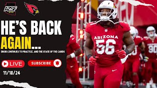 Darius Robinson is BACK In Practice The State of the Arizona Cardinals [upl. by Sayre]