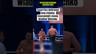 ON THIS DAY IN BOXING 28TH NOV 2015 tysonfury wladimirklitschko furyvsklitschko heavyweight [upl. by Hermosa]