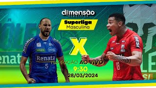 FINAL DA SUPERLIGA MASCULINA Campinas x Sesi Bauru NARRAÇÃO AO VIVO  Dimensão Esportiva [upl. by Annil]