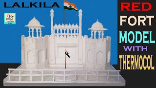 red fort model with thermocol [upl. by Ruon]