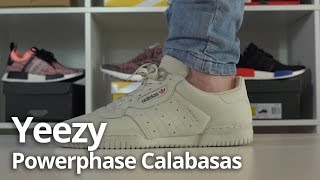 adidas YEEZY Powerphase Calabasas Unboxing amp Review amp On Foot [upl. by Warden]