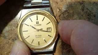 How to set the minute hand on a vintage Tissot PR516 Quartz watch [upl. by Paik374]