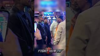 Arnold Barboza CONFRONTS Teofimo Lopez in HEATED back amp forth [upl. by Zerline247]