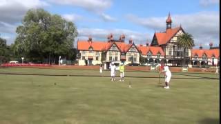 Golf Croquet 2015 World Championships peg jump [upl. by Nahsab823]