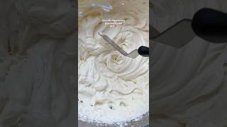 Recette de chantilly mascarpone pour bento cake recettefacile patisserie chantilly [upl. by Nanaj]