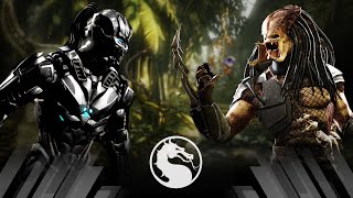 Mortal Kombat X  Triborg Smoke Vs Predator Very Hard [upl. by Palestine]