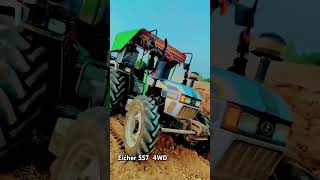 Eicher 557 4WDautomobile eicher3145 comedysong farming eichertractor242 funnymusic agricultur [upl. by Sunny]