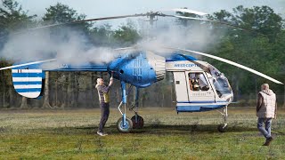 Cold Starting Weirdest Soviet Helicopter Ever Built [upl. by Anin]