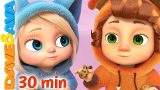 😆 Pin Pon and More Kids Songs  Nursery Rhymes by Dave and Ava 😆 [upl. by Yssim]