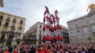 Castellers de Barcelona 9 de 7  55è aniversari [upl. by Fairfax]