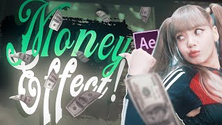 COOL MONEY EFFECT TUTORIAL  AFTER EFFECTS [upl. by Eelarac]