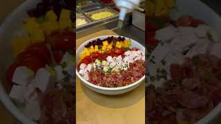 Tableside Cobb Salad 🤤🥗🥑🫘  Fresh and Flavorful Recipe viral trending [upl. by Pooi]