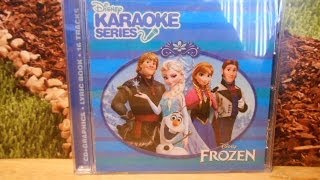 Review Of Frozen Karaoke SingALong CD [upl. by Yzus]