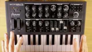 Arturia MicroBrute Analog Synth Demo [upl. by Lulita]