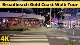 Broadbeach Gold Coast 🇦🇺 4K Walk Tour 🌴 [upl. by Ycat]