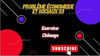 PES S3 Exercice1 Chômage [upl. by Ehcropal368]