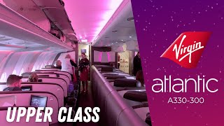 Virgin Atlantic A330300 Upper Class Washington Dulles to London  Aviation Geeks [upl. by Ycal270]